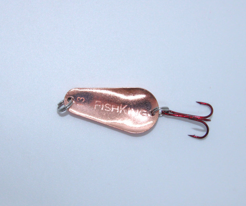 FishKing Trigger Spoon rød/svart/kobber, 8 og 13 gram. Nyhet 2024!