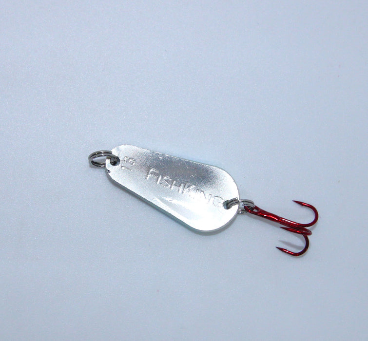 FishKing Trigger Spoon rød/oransje/sølv, 8 og 13 gram. Nyhet 2024!