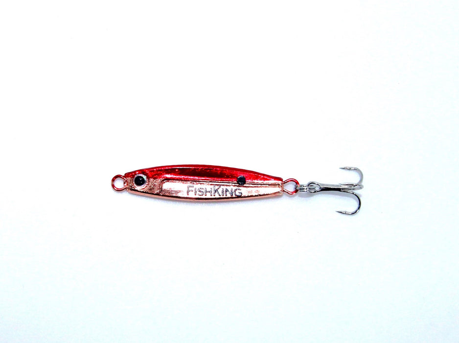 FishKing Trigger Prey rød/kobber, 12 og 18 gram. Nyhet 2024!