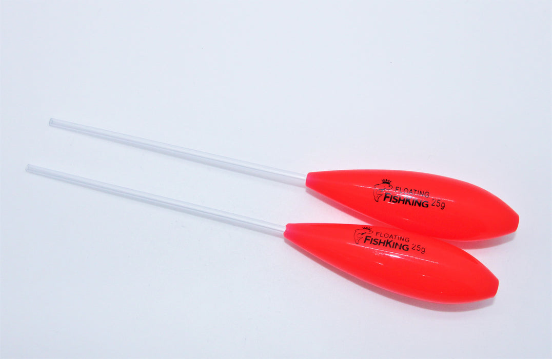 FishKing Bomberdupp, flytende rød, 25 gram