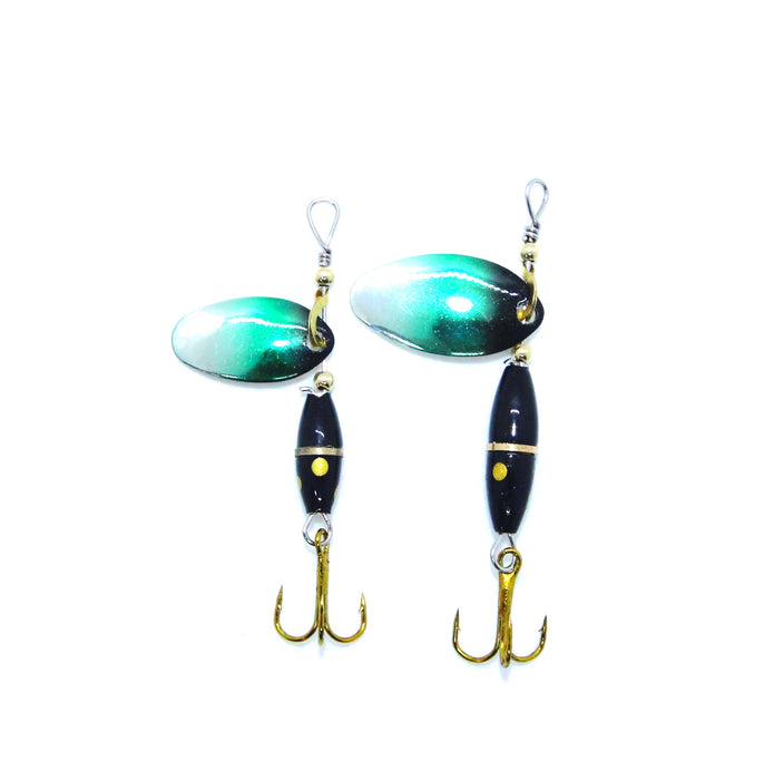 FishKing Trigger Bug svart/grønn/sølv, 3 og 6 gram. Nyhet 2024!