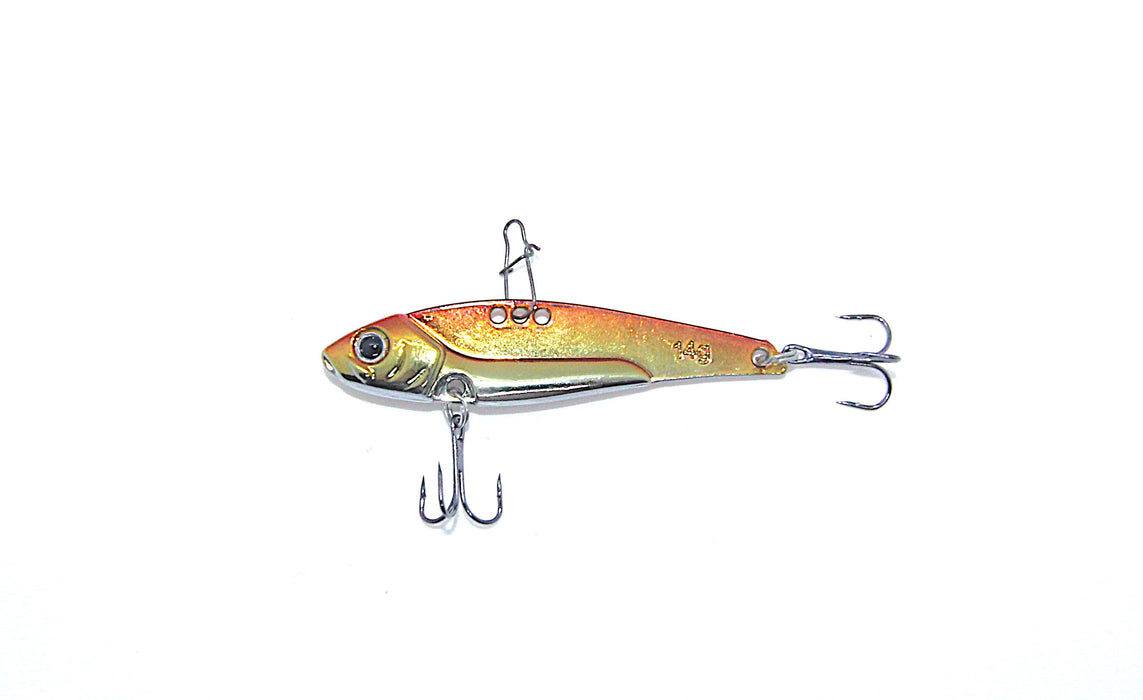 FishKing Trigger Target brun/varmgull/sølv, 7 og 14 gram. Nyhet 2025!