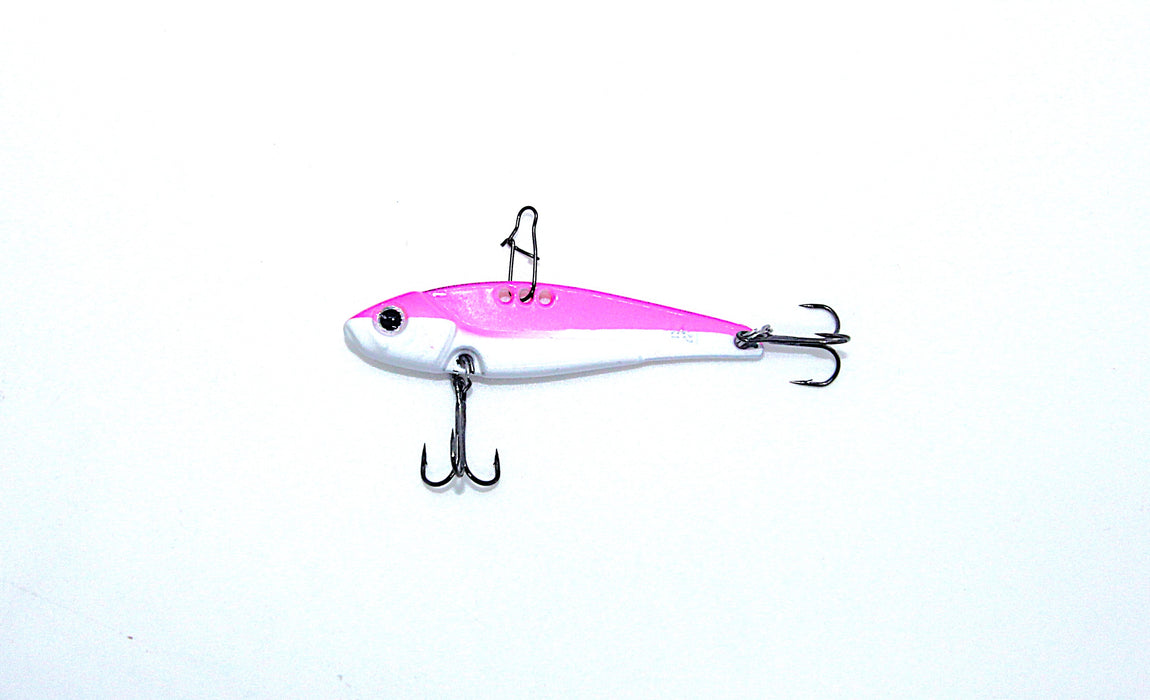 FishKing Trigger Target rosa/hvit, 7 og 14 gram. Nyhet 2025!