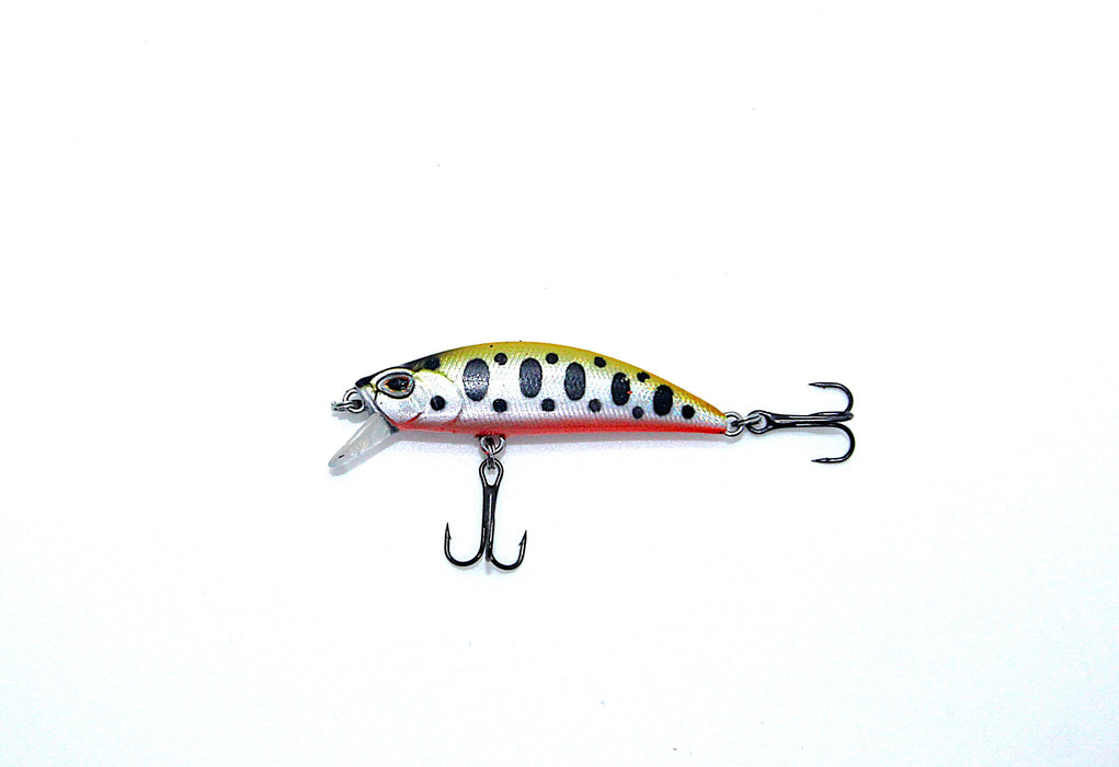Striker ørret 4 gull/svart/sølv/rosa 5,5cm