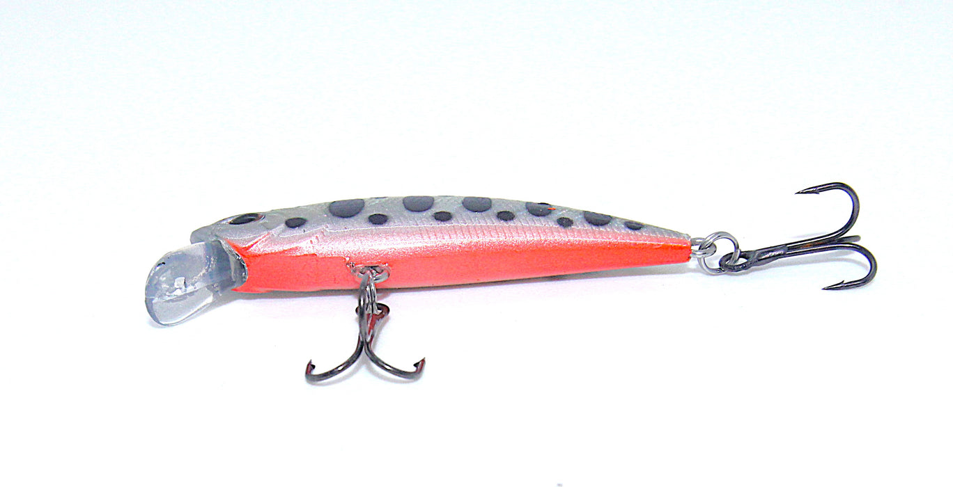 Striker ørret 4 gull/svart/sølv/rosa 5,5cm