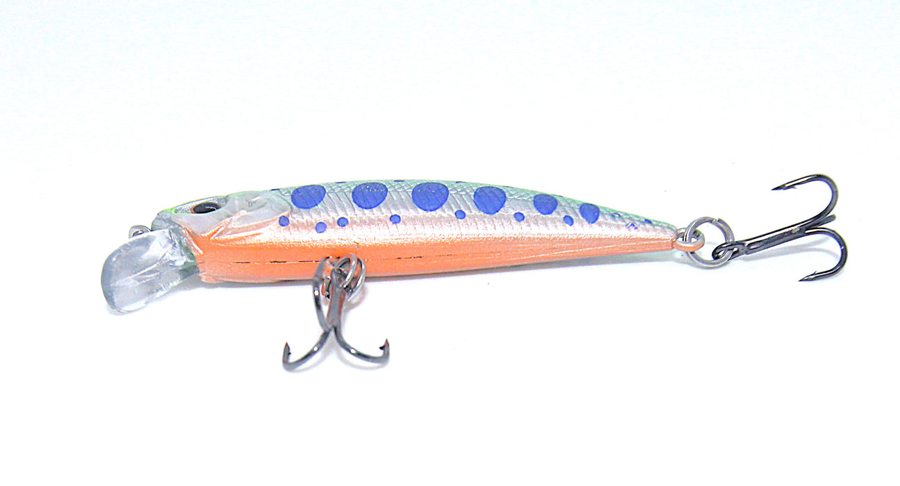 Striker ørret 6 grønn/sølv/blå/oransje 5,5cm