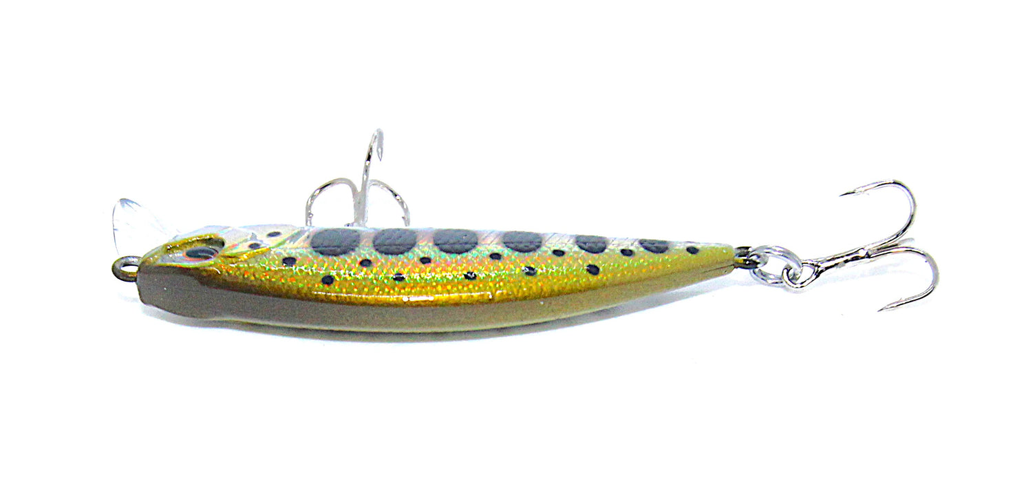 Striker ørret 1 gullbrun/sølv/svart 5,5cm