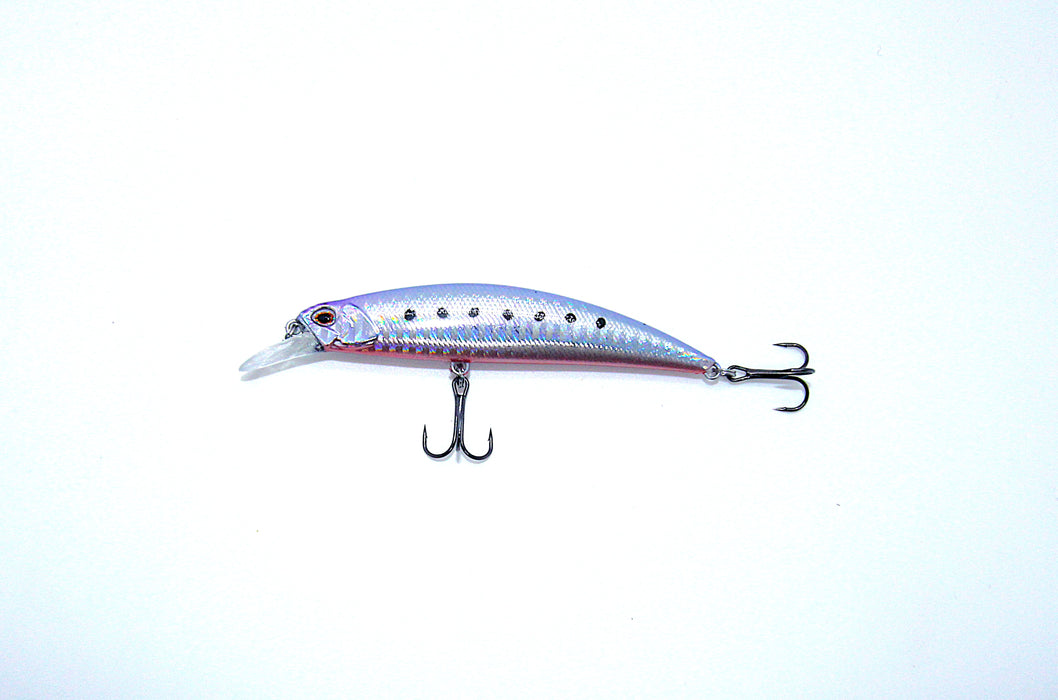 Striker ørret blålilla/svart/rosa 10cm