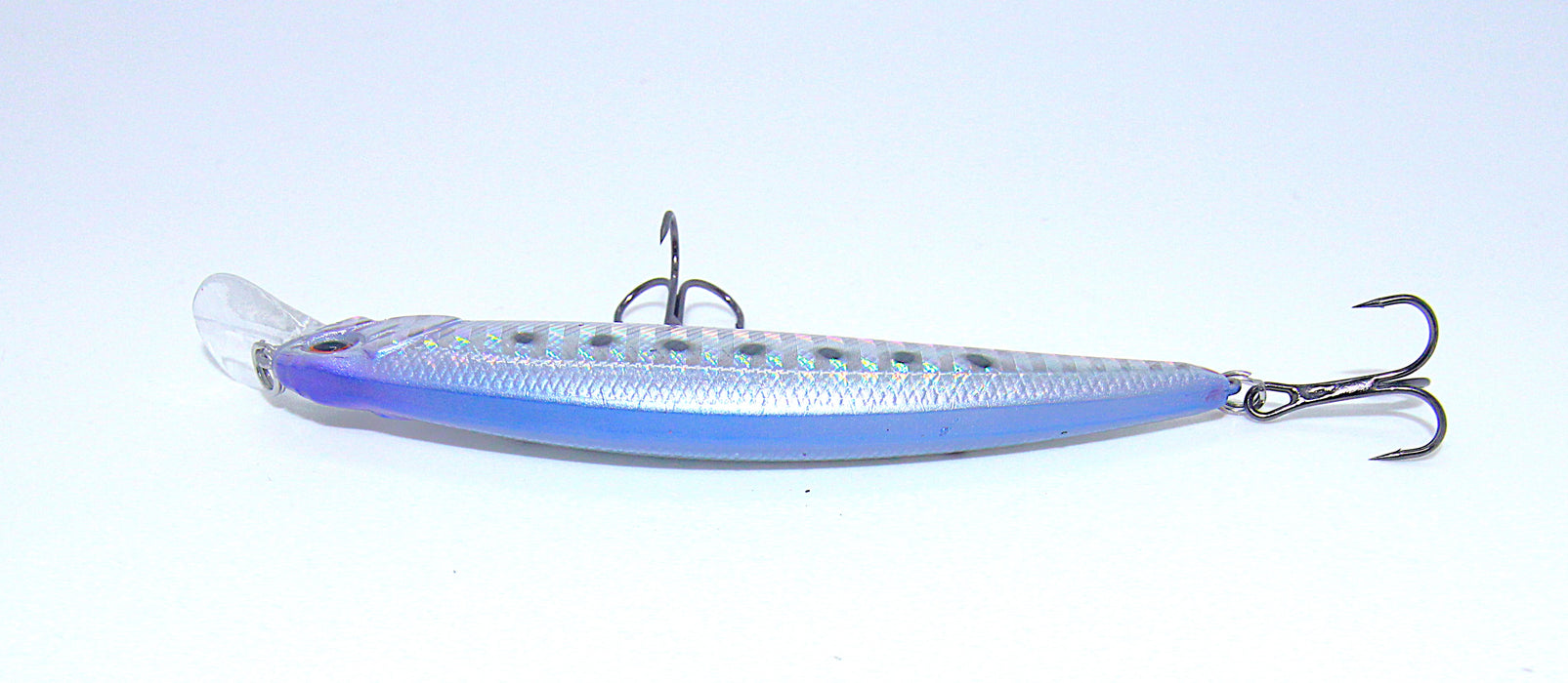 Striker ørret blålilla/svart/rosa 10cm