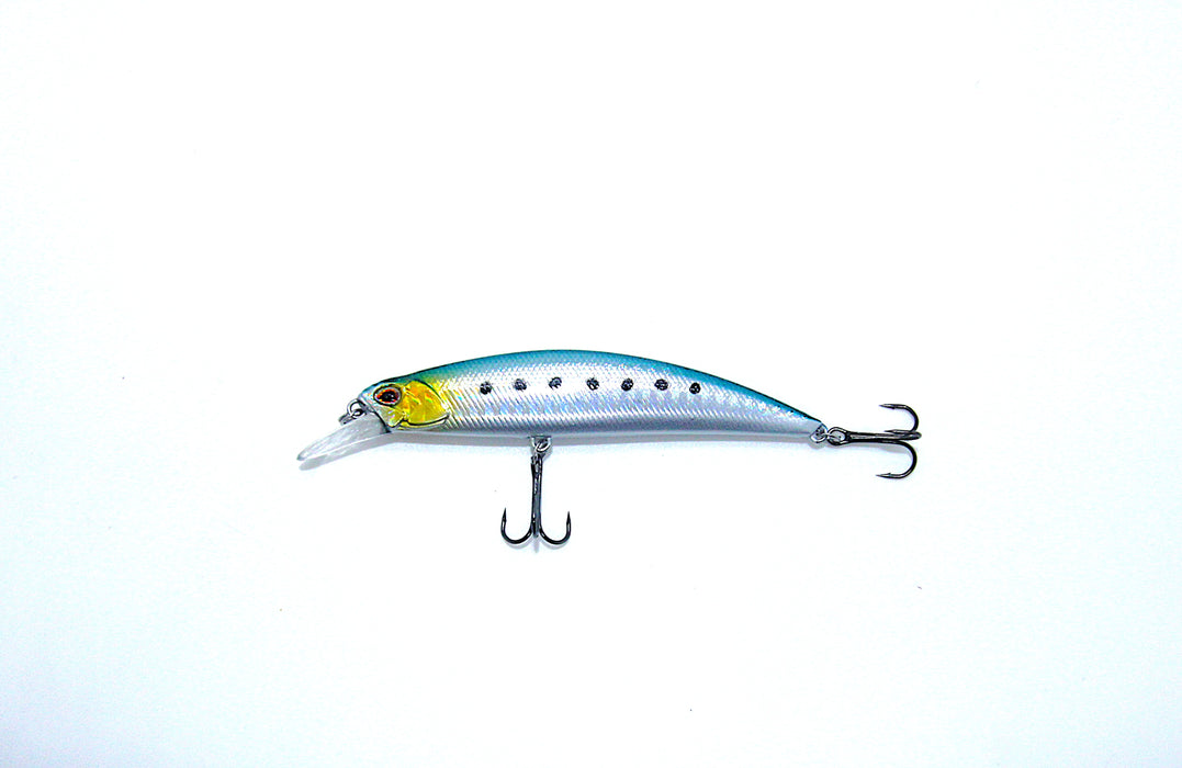 Striker ørret grønn/gul/svart/sølv 10cm