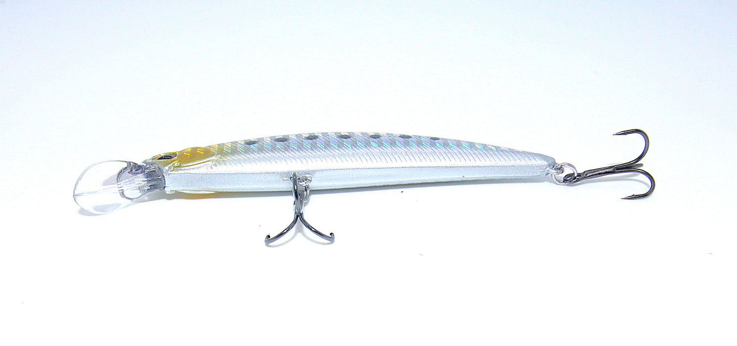 Striker ørret grønn/gul/svart/sølv 10cm
