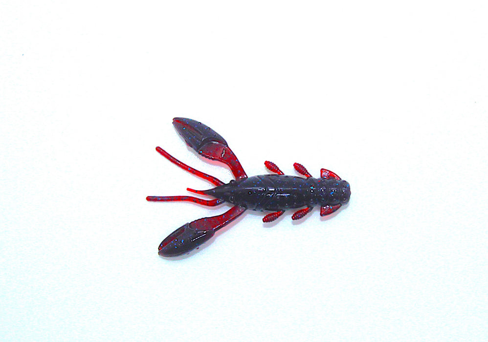 Kreps 6cm, rødsvart, 2.9 gram