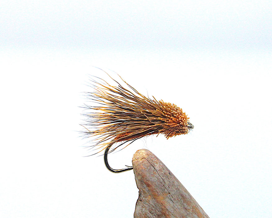 Streaking Caddis helbrun (vårflue), str. #6, #8 och #10