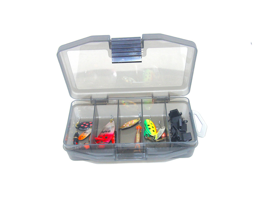 Spinnerpaket fjellfiske. 5 effektiva spinnere till fjellfiske+10 slukhemper+slukskrin