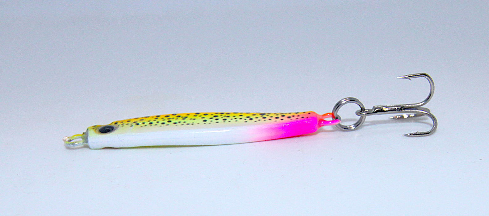 FishKing Trigger Prey ørretserie oransje/gul/rosa, 12 og 18 gram. Nyhet 2026!