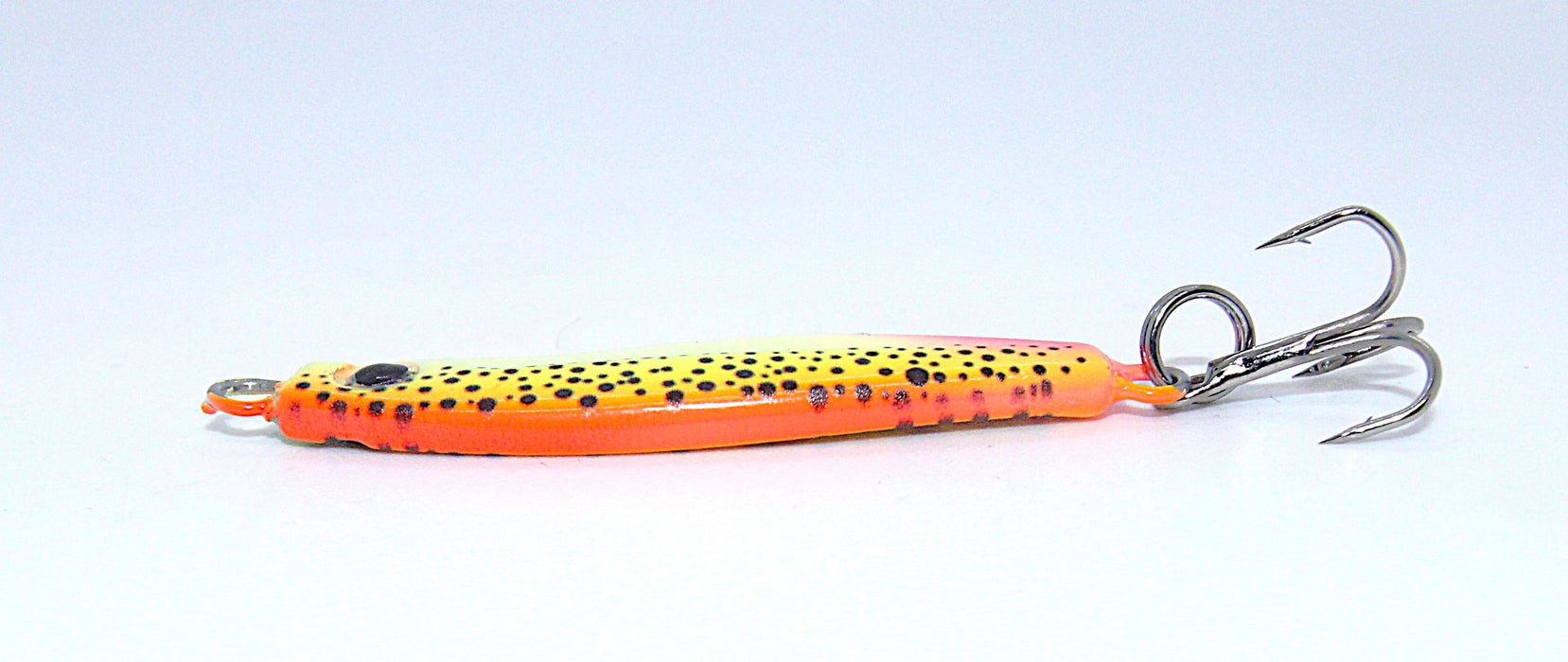 FishKing Trigger Prey ørretserie oransje/gul/rosa, 12 og 18 gram. Nyhet 2026!