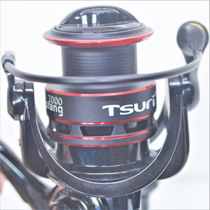 Tsuri Mustang 2000 haspelsnelle. Topp snelle til middels tungt ferskvannsfiske!