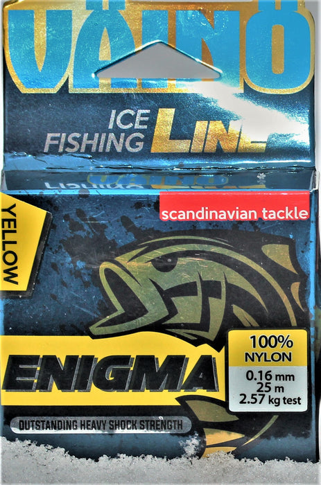 Isfiskesene, Väinö, gul 1, 25m, 0,16mm, 2,57kg