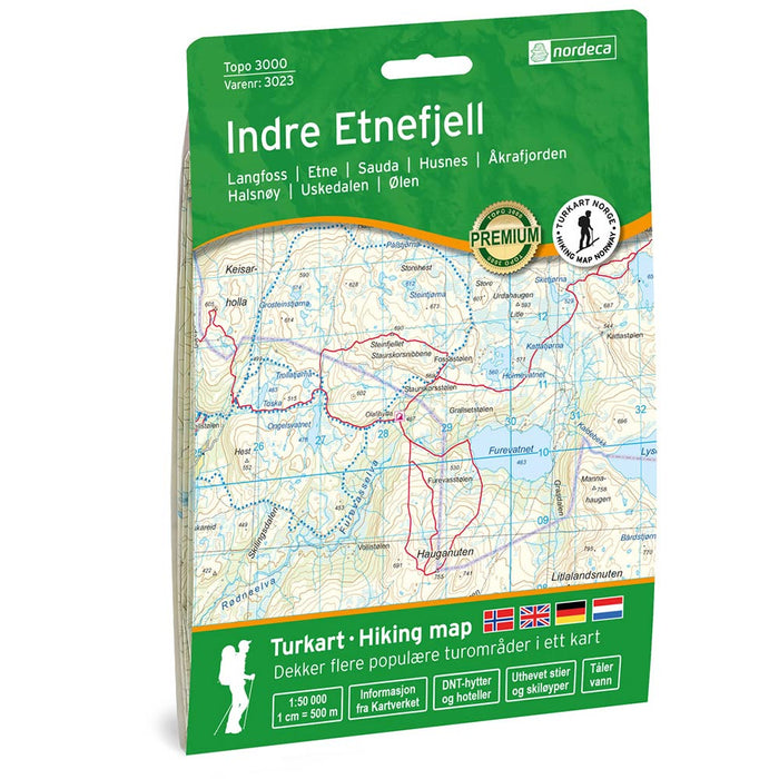 Etnefjell indre 1:50 000