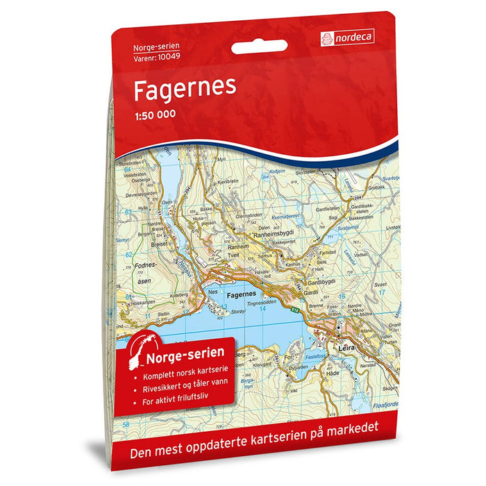 Fagernes 1:50 000