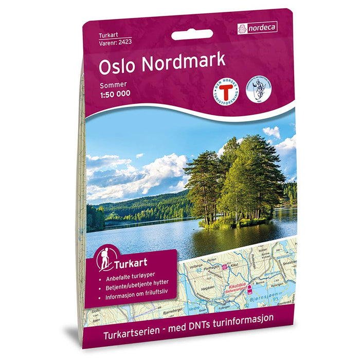 Oslo Nordmark sommer 1:50 000