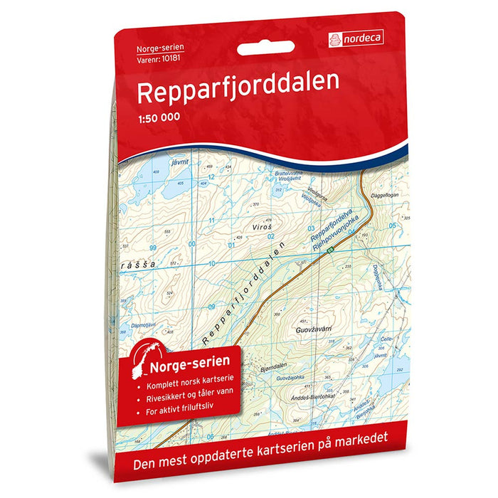 Repparfjorden 1:50 000
