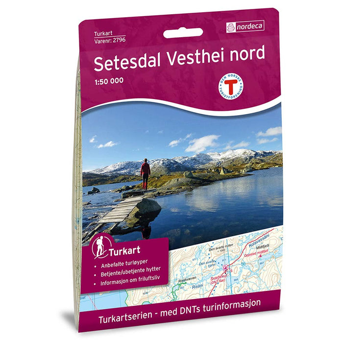 Setesdal Vesthei nord 1:50 000