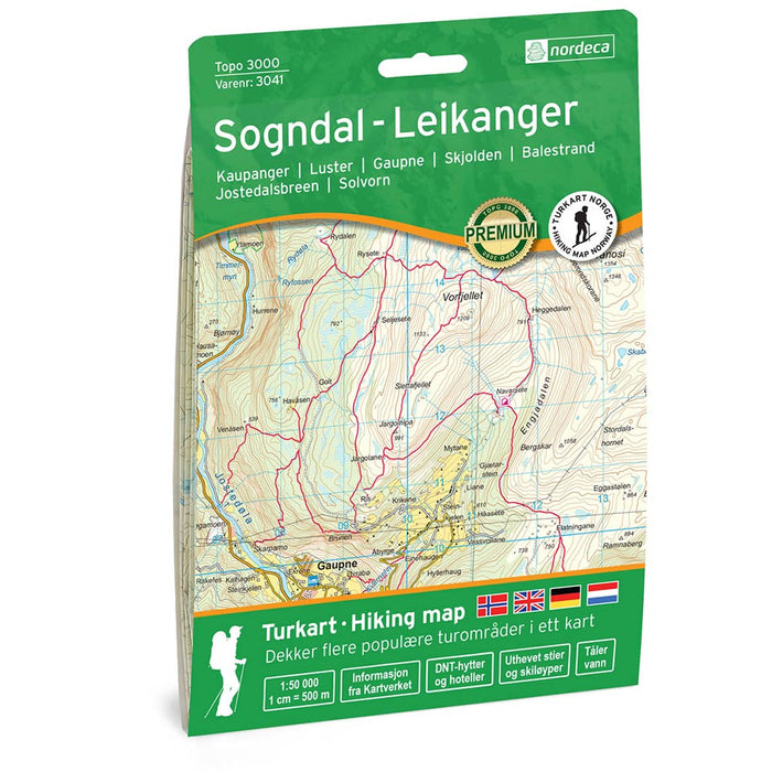 Sogndal-Leikanger 1:50 000