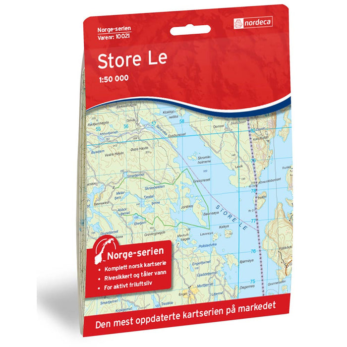 Store Le (Aremark) 1:50 000